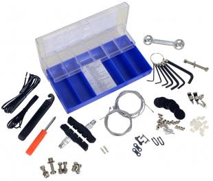 Fahrrad-Reparatur-Set FISCHER 85530 100-teilig bestückt Werkzeug Kunststoffbox 